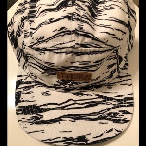 Mnwka white mummy hand 5 panel hat